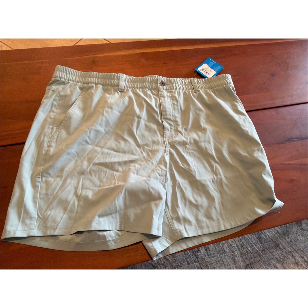 Columbia Omni Shade PFG Uncharted Shorts Mens Size XXL NWT 6" Inseam Light Green